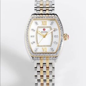Diamond two-tone Michele watch